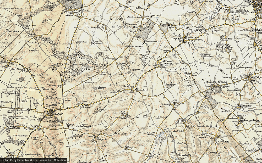 Old Map of Swallow, 1903-1908 in 1903-1908