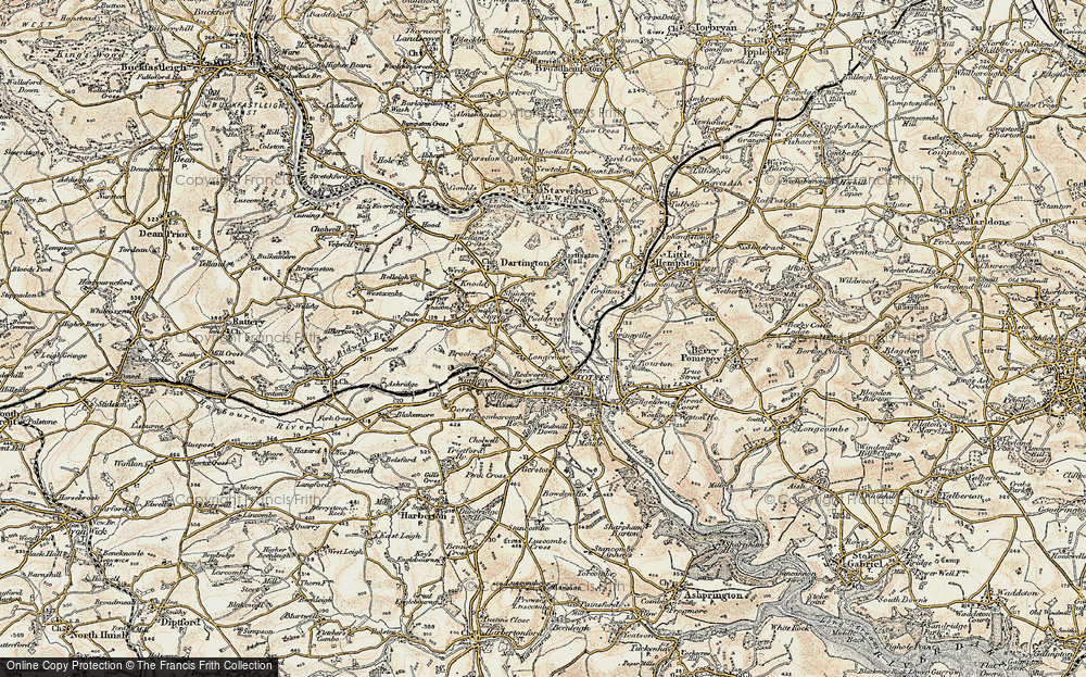 Old Map of Swallowfields, 1899 in 1899