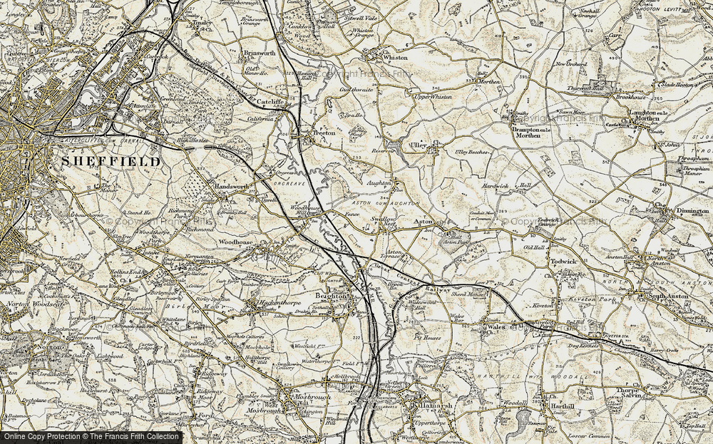 Old Map of Swallownest, 1902-1903 in 1902-1903