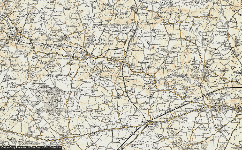 Old Map of Swan Street, 1898-1899 in 1898-1899