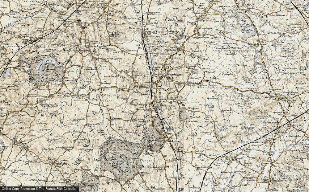 Old Map of Swanbach, 1902 in 1902