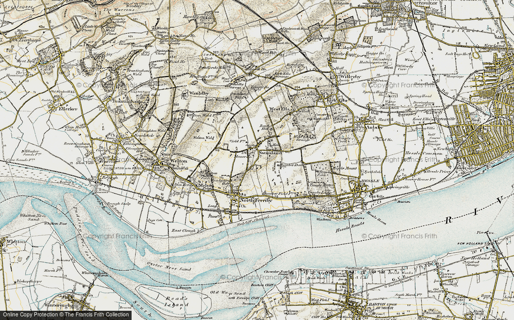 Old Map of Swanland, 1903-1908 in 1903-1908