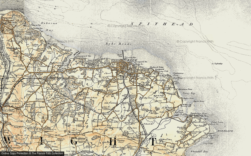 Old Map of Swanmore, 1899 in 1899