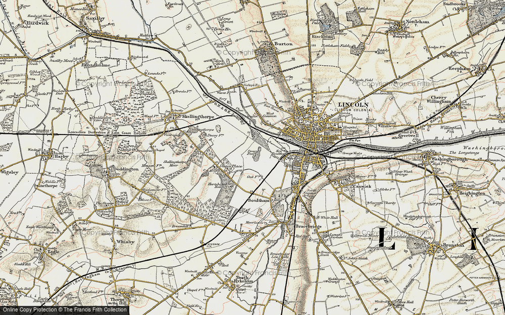 Old Map of Swanpool, 1902-1903 in 1902-1903
