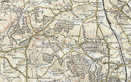 Old map of Swathwick in 1902-1903