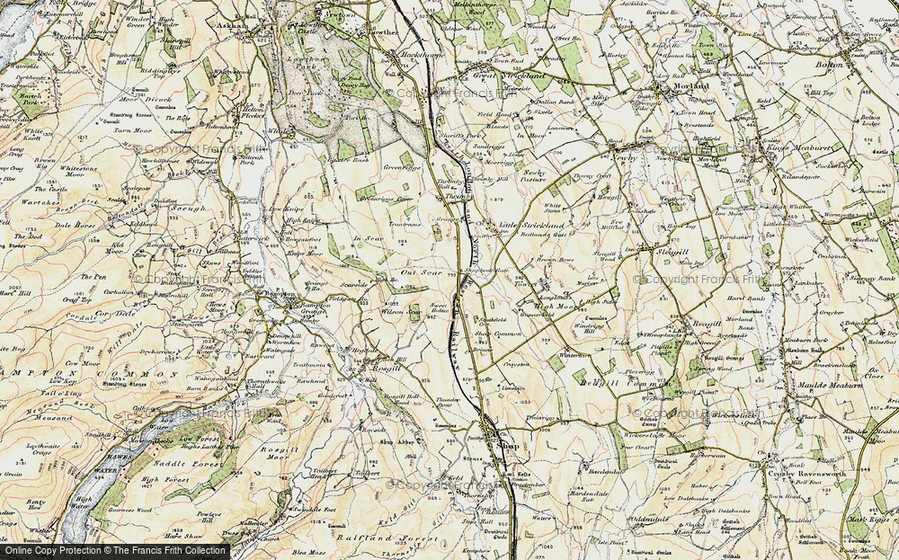 Old Map of Sweetholme, 1901-1904 in 1901-1904
