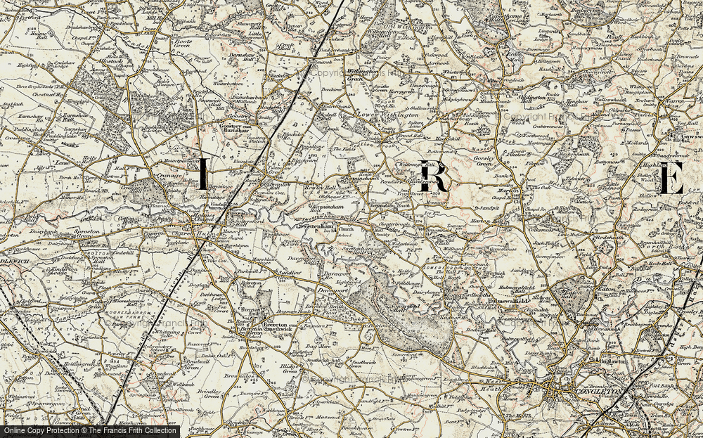 Old Map of Swettenham, 1902-1903 in 1902-1903