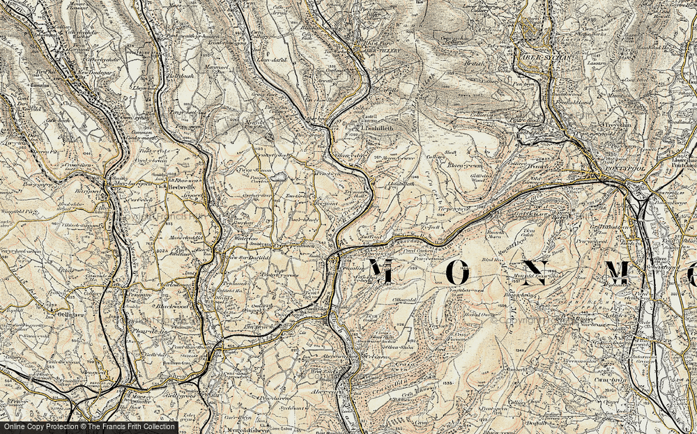 Old Map of Swffryd, 1899-1900 in 1899-1900