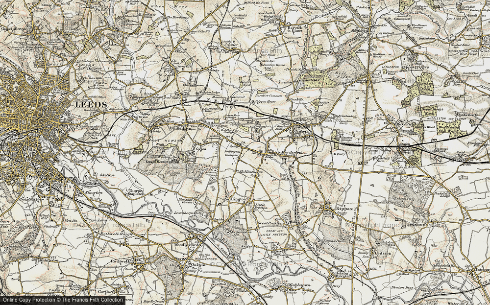 Old Map of Swillington Common, 1903 in 1903
