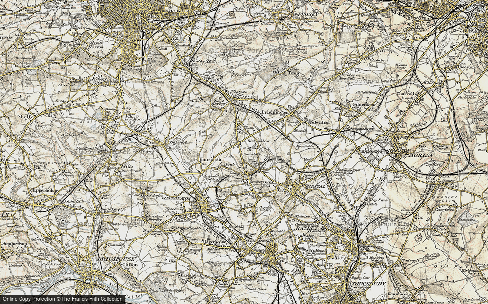 Old Map of Swincliffe, 1903 in 1903
