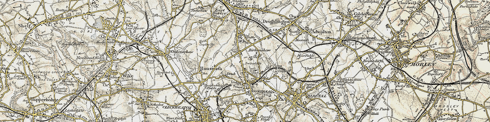 Old map of Swincliffe in 1903