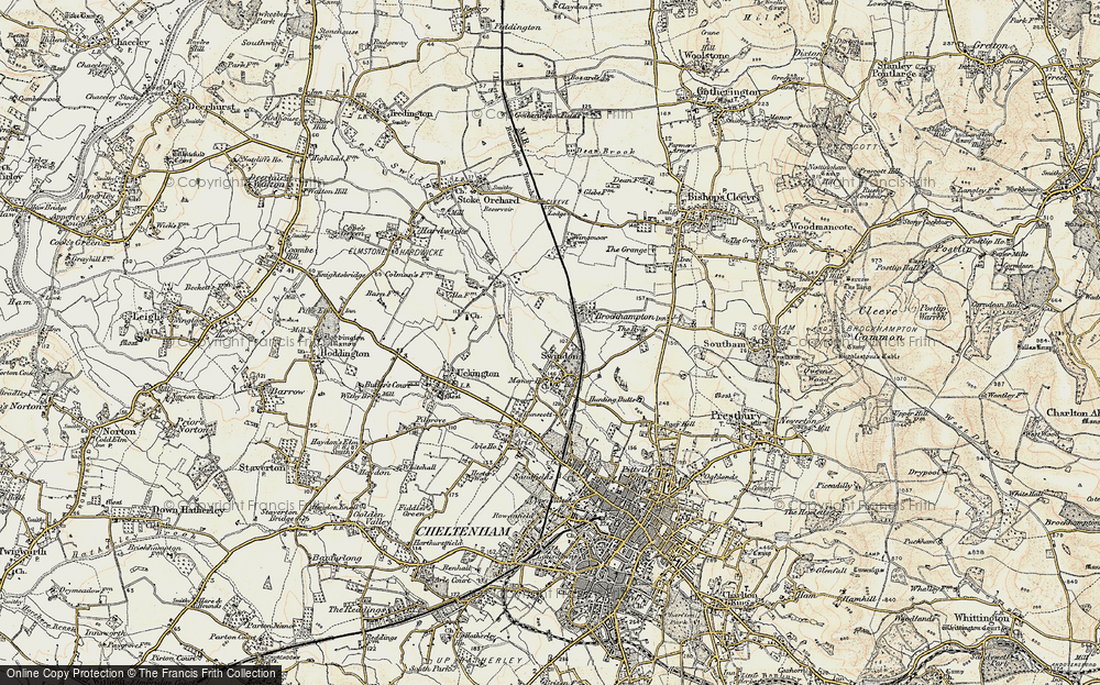 Old Map of Swindon, 1898-1900 in 1898-1900