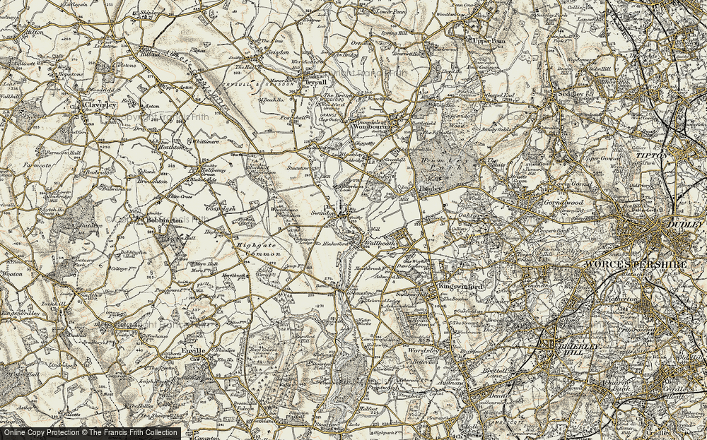 Old Map of Swindon, 1902 in 1902