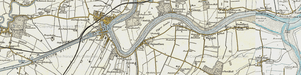 Old map of Swinefleet in 1903
