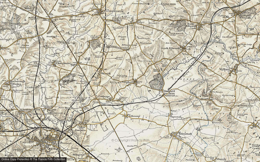 Old Map of Swinford, 1901-1902 in 1901-1902