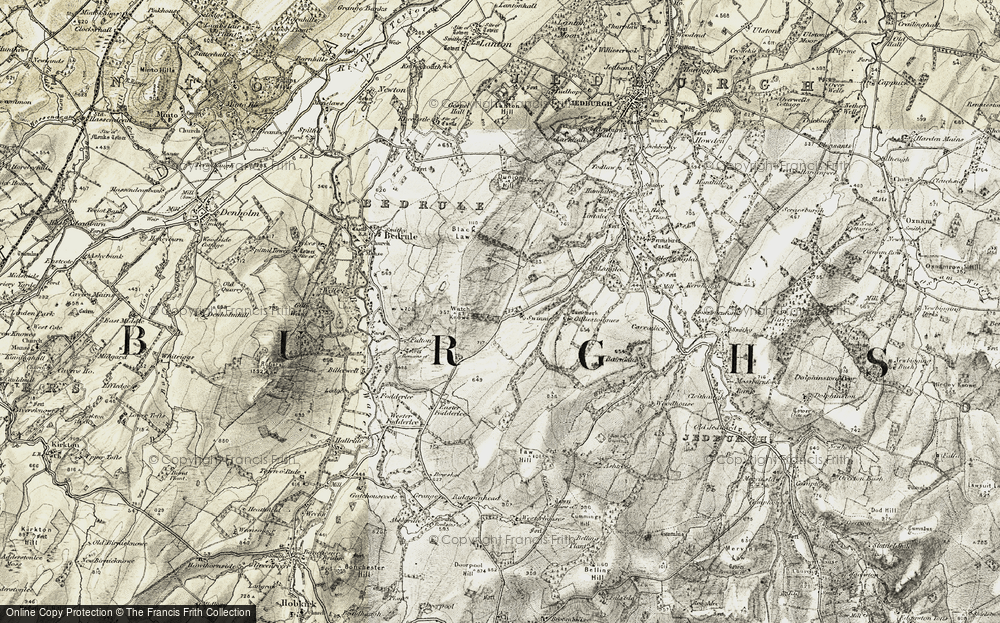Old Map of Swinnie, 1901-1904 in 1901-1904
