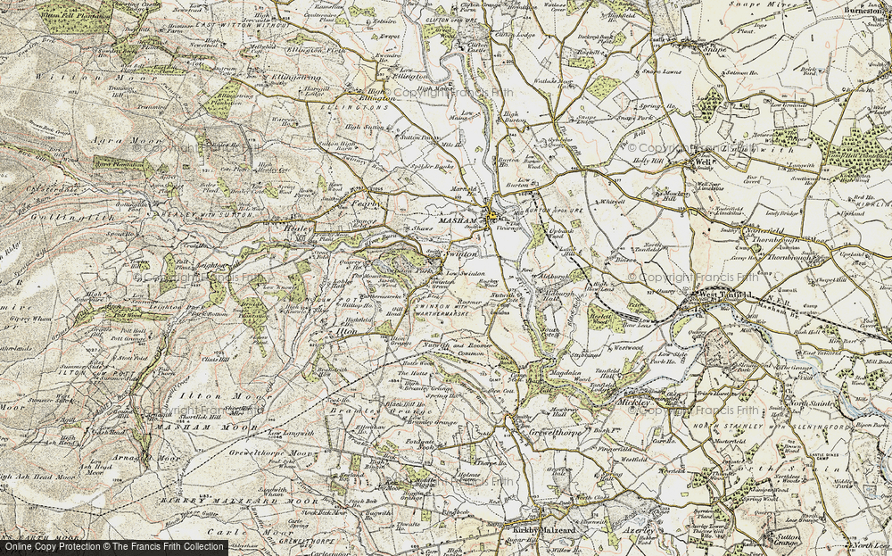 Old Map of Swinton, 1903-1904 in 1903-1904