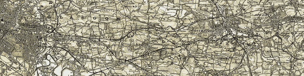 Old map of Swinton in 1904-1905