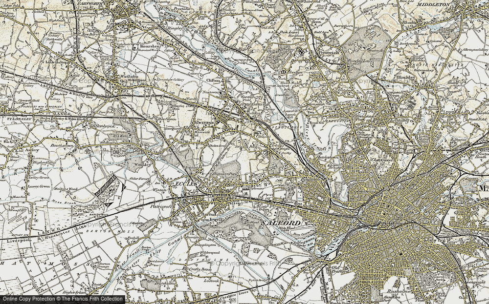 Old Map of Swinton Park, 1903 in 1903
