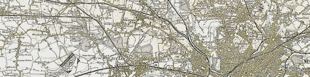 Old map of Swinton Park in 1903