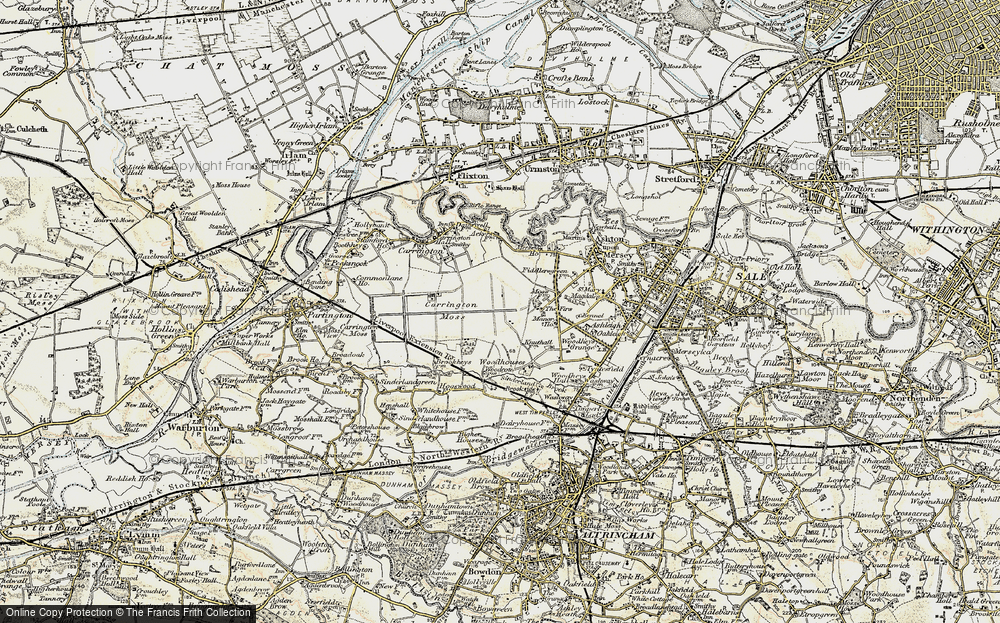 Old Map of Swiss Cottage, 1903 in 1903