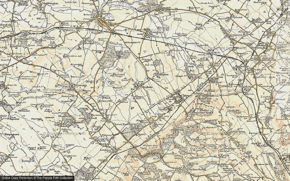 Old Map of Sydenham, 1897-1898 in 1897-1898