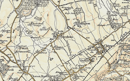 Old map of Sydenham in 1897-1898