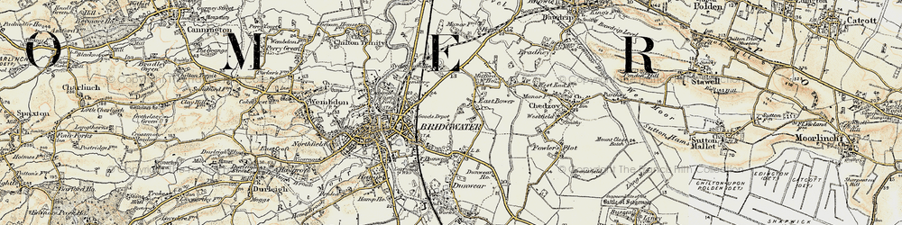 Old map of Sydenham in 1898-1900