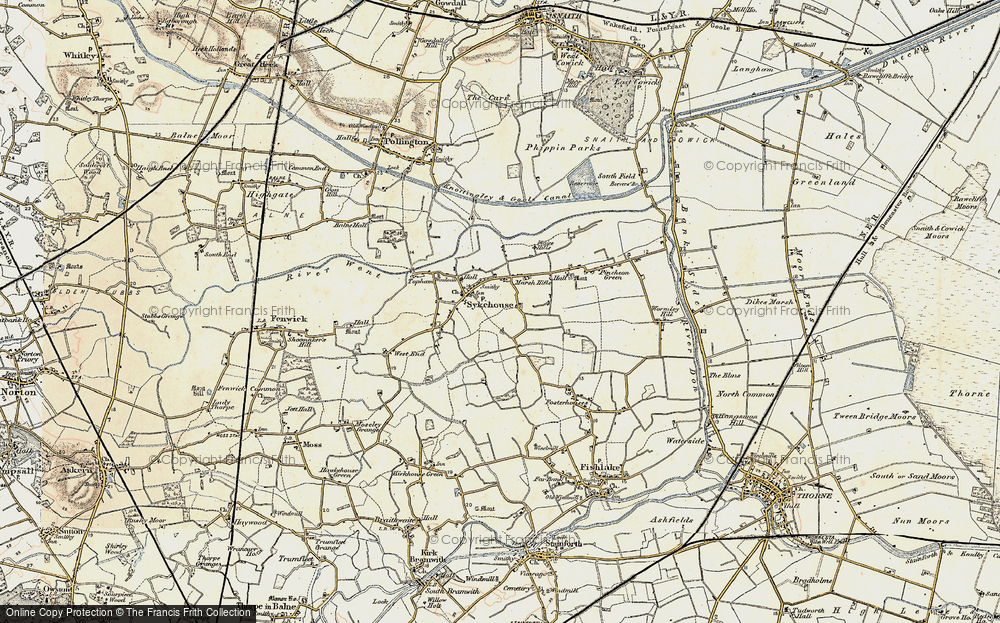 Old Map of Sykehouse, 1903 in 1903