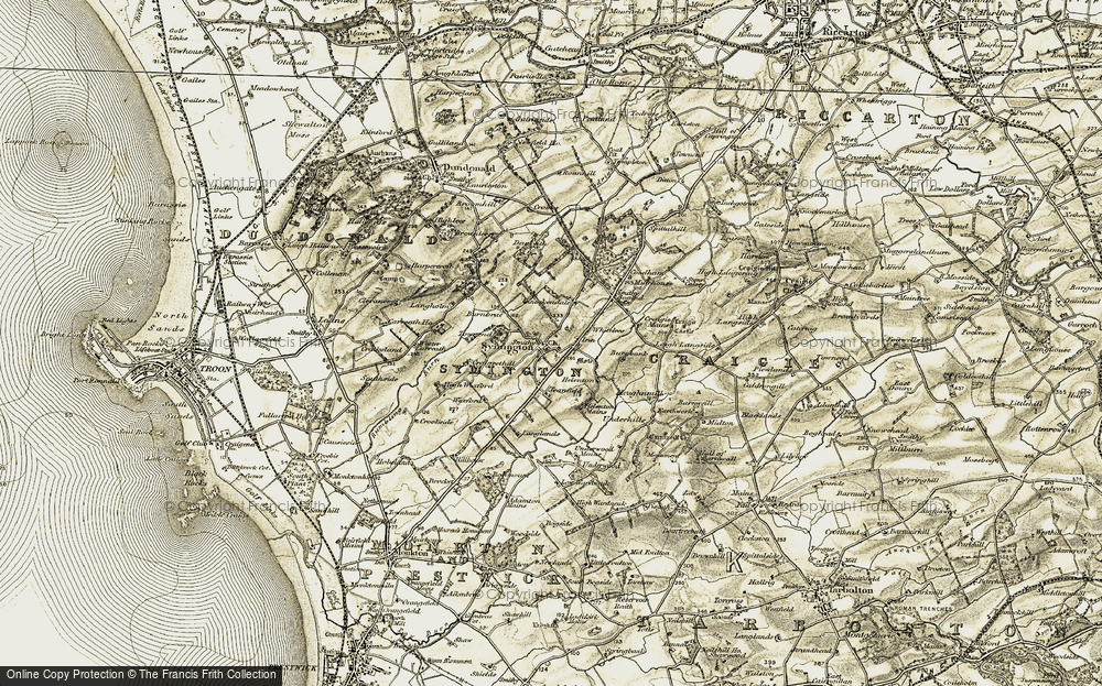 Old Map of Symington, 1905-1906 in 1905-1906