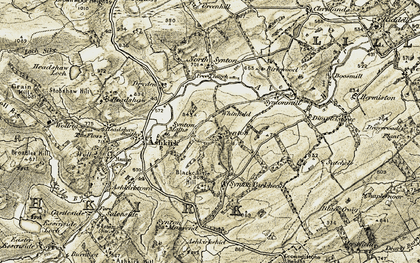 Old map of Blackcastle Hill in 1901-1904