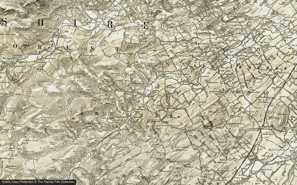 Old Map of Synton Mains, 1901-1904 in 1901-1904