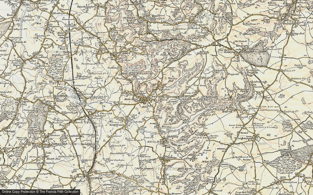 Old Map of Synwell, 1898-1899 in 1898-1899