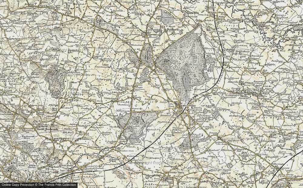 Old Map of Tabley Hill, 1902-1903 in 1902-1903