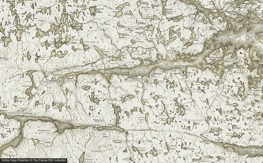 Old Map of Tabost, 1909-1911 in 1909-1911