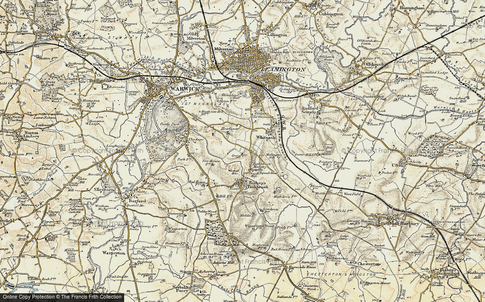 Old Map of Tachbrook Mallory, 1898-1902 in 1898-1902