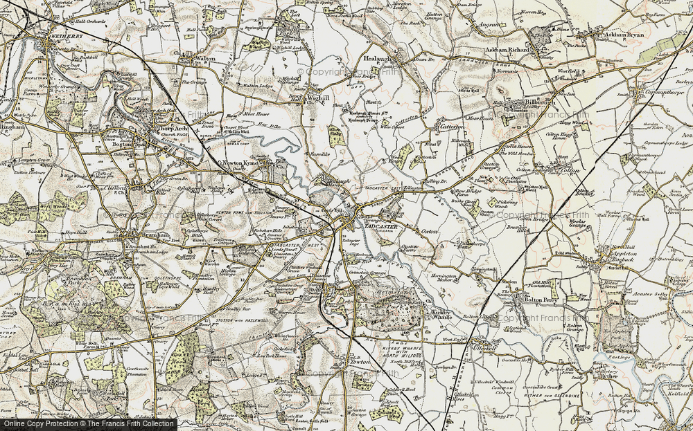 Old Map of Tadcaster, 1903-1904 in 1903-1904