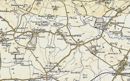 Old map of Swalcliffe Lea in 1898-1901