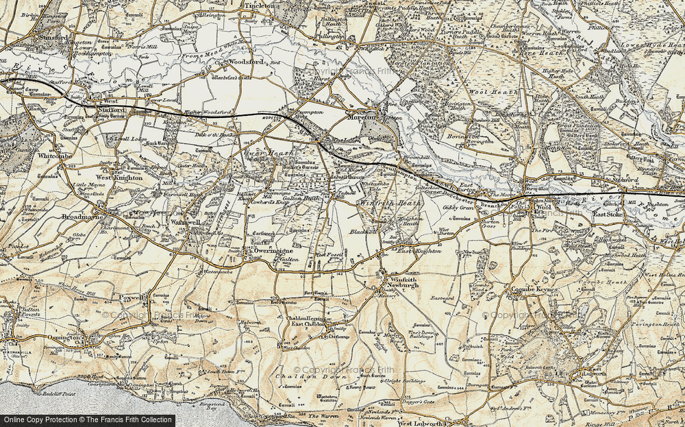 Old Map of Tadnoll, 1899-1909 in 1899-1909
