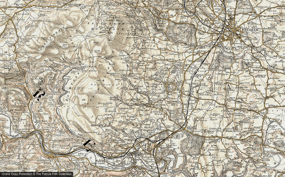 Old Map of Tai-nant, 1902-1903 in 1902-1903