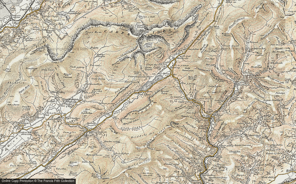 Old Map of Tal-y-llyn, 1902-1903 in 1902-1903
