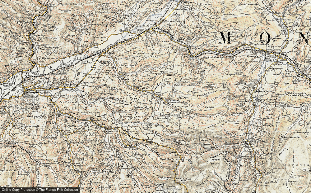 Old Map of Tal-y-Wern, 1902-1903 in 1902-1903