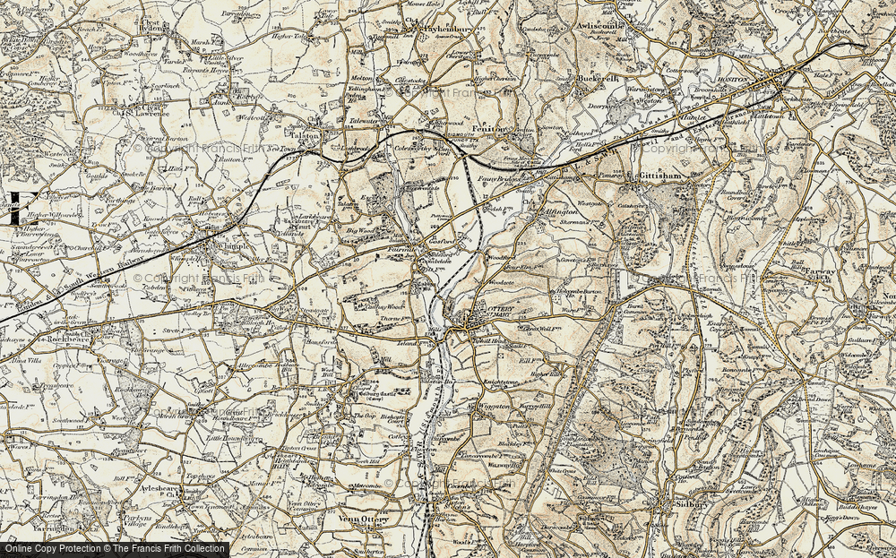Old Map of Taleford, 1898-1900 in 1898-1900