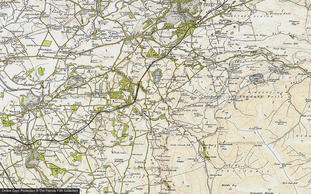 Old Map of Talkin, 1901-1904 in 1901-1904