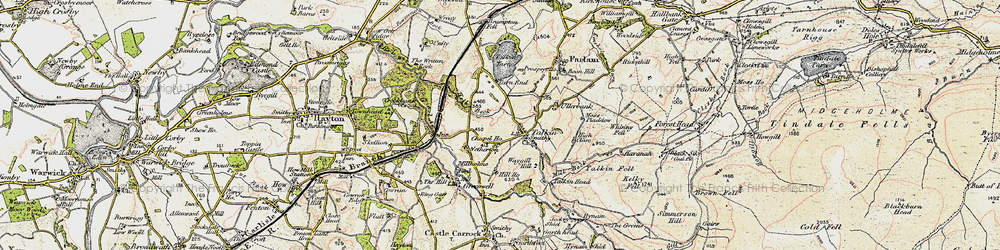 Old map of Talkin in 1901-1904