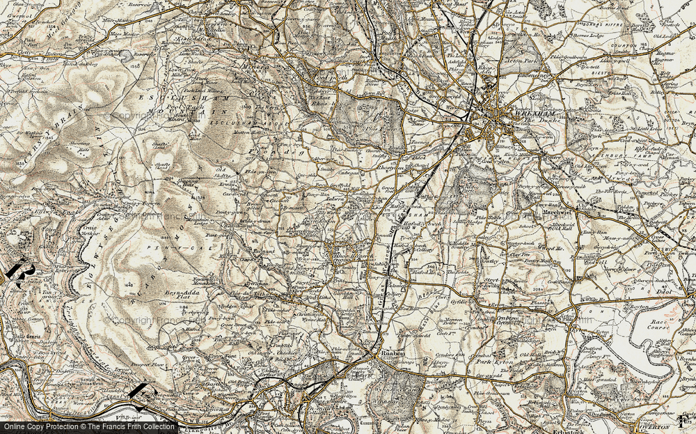 Old Map of Talwrn, 1902 in 1902