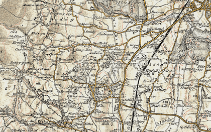 Old map of Talwrn in 1902