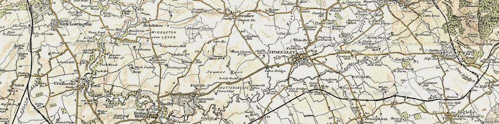 Old map of Tame Bridge in 1903-1904