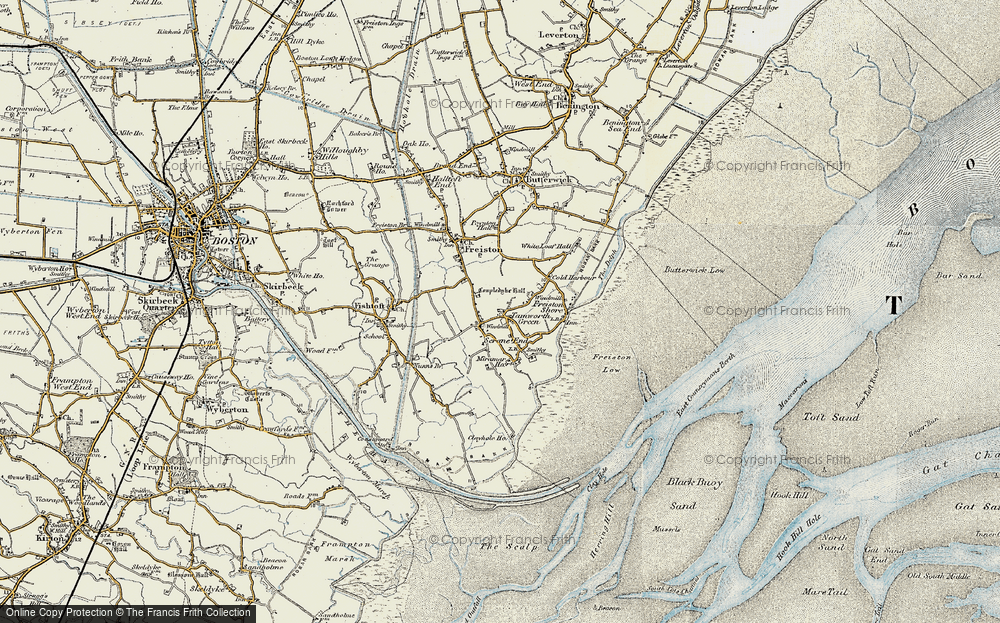 Old Map of Tamworth Green, 1901-1902 in 1901-1902