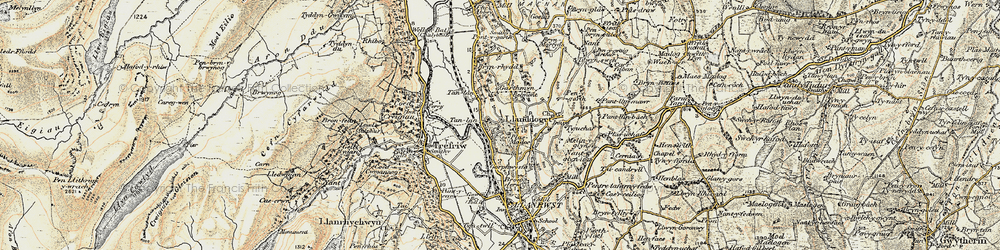 Old map of Tan-lan in 1902-1903